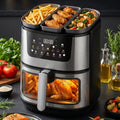 8L 1500W Stainless Steel High Power Oil Free Air Fryer Oven