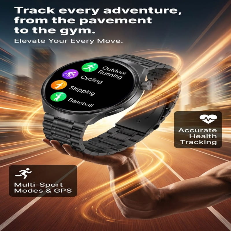 Android & IOS Sports Smartwatch Smart Watch 1.39'' HD Screen for Men
