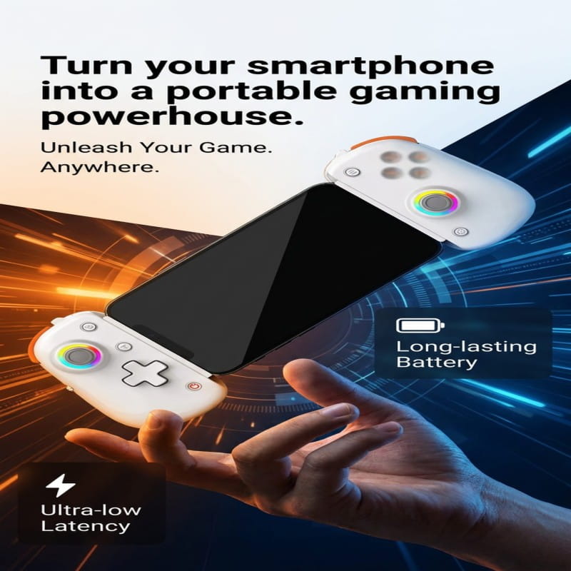 Android and IOS Gaming Pad for E-sports Stretch Handle Joystick