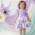 NOVA casual daily wear pretty girl dress for 1-3 years, featuring a cute design and comfortable fabric for young children.