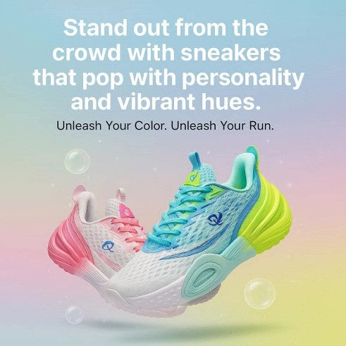Children Breathable Sports Shoes Gradient Color Boys & Girls