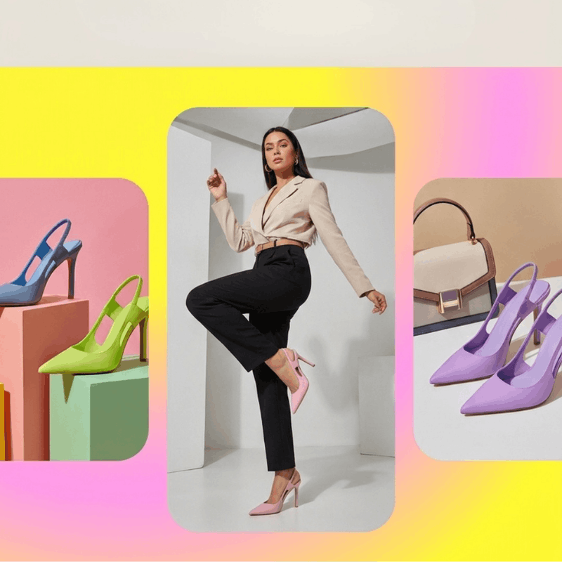 NOVA elegant color high heels with elastic, pointed toe design, single shoe for women, stylish and comfortable footwear
