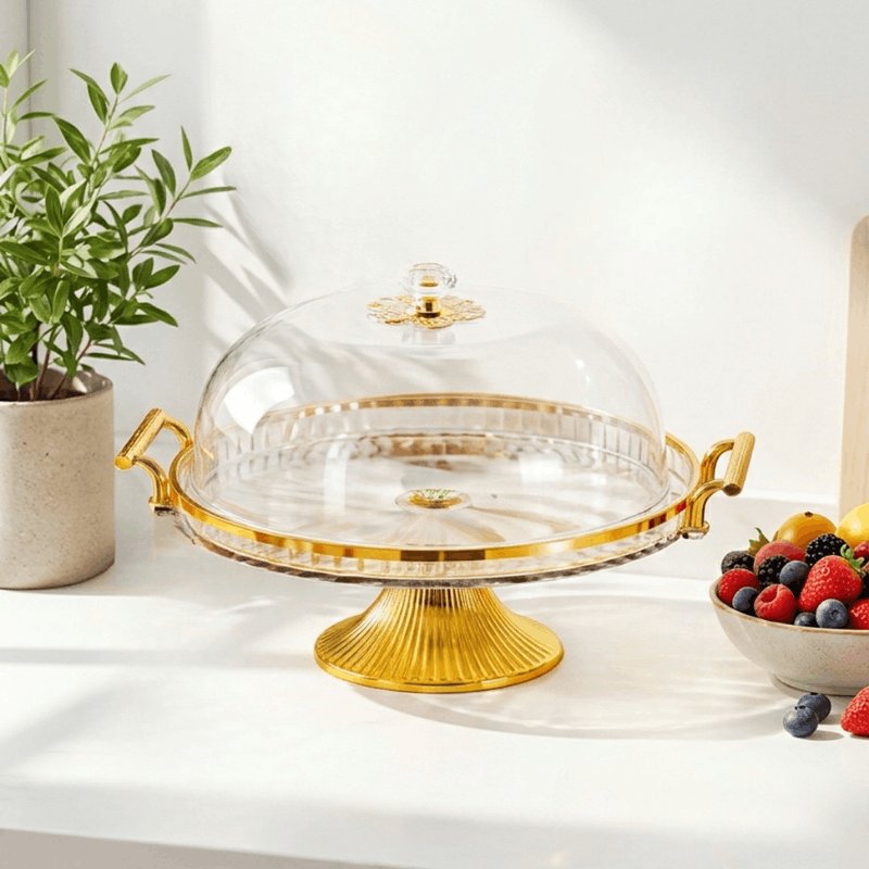 Gold Plated Cake Pot