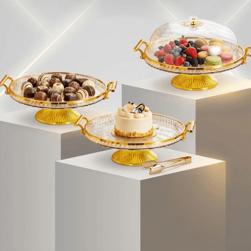 Gold Plated Cake Pot