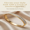 Gold Plated Zircon Diamond Bracelet for Women