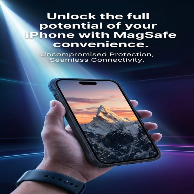 Magnetic Wireless Charging Mobile Phone Case for iPhone 13 14 15 16