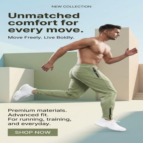 Men New Collection Fitness Pants Casual Running Sports Pants
