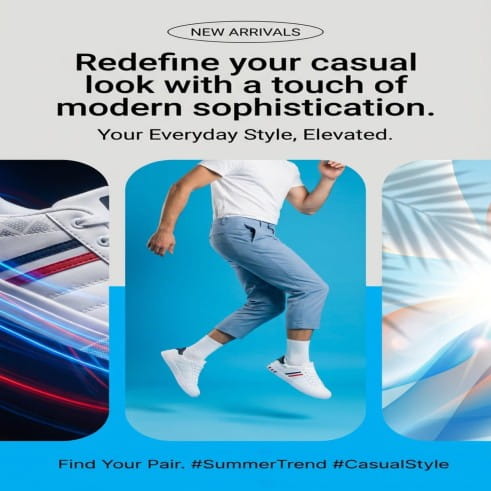 Summer Men Sneakers Fashion Trend Casual Sports Shoes
