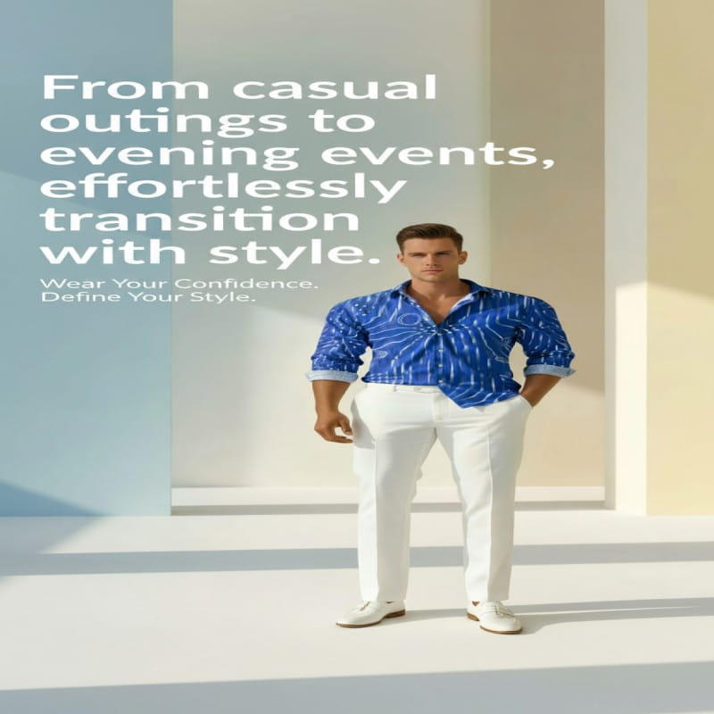 Men Stripped Long Sleeve Fashion Shirt