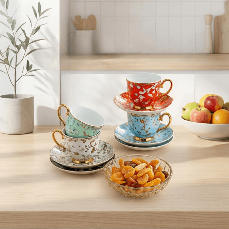 Luxury Coffer Cup and Saucer
