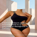 New Collection Hollow Out One Shoulder Summer Women Swimwear Beachwear