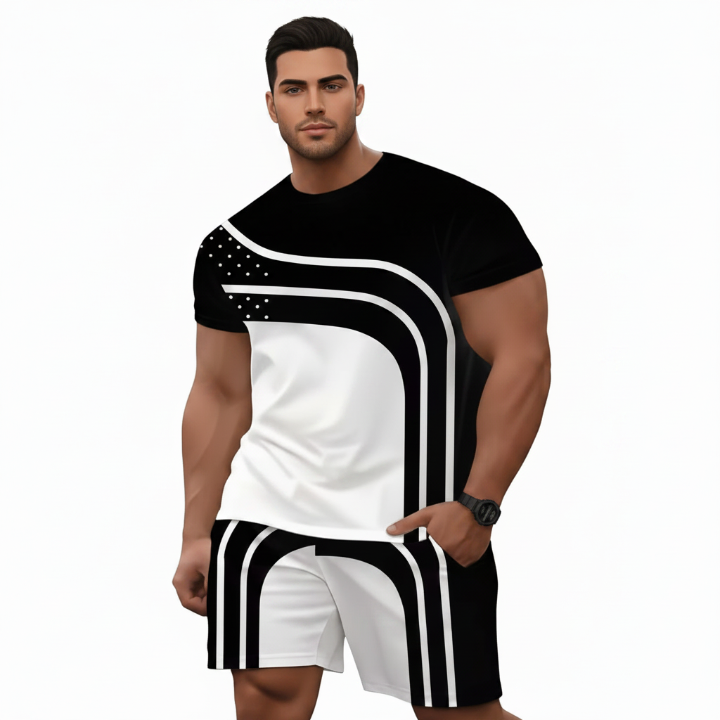 New Collection Men Summer Short Set Trendy Sports