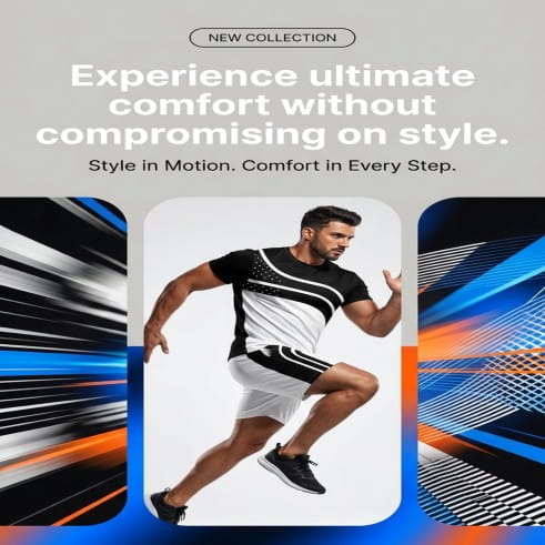 New Collection Men Summer Short Set Trendy Sports
