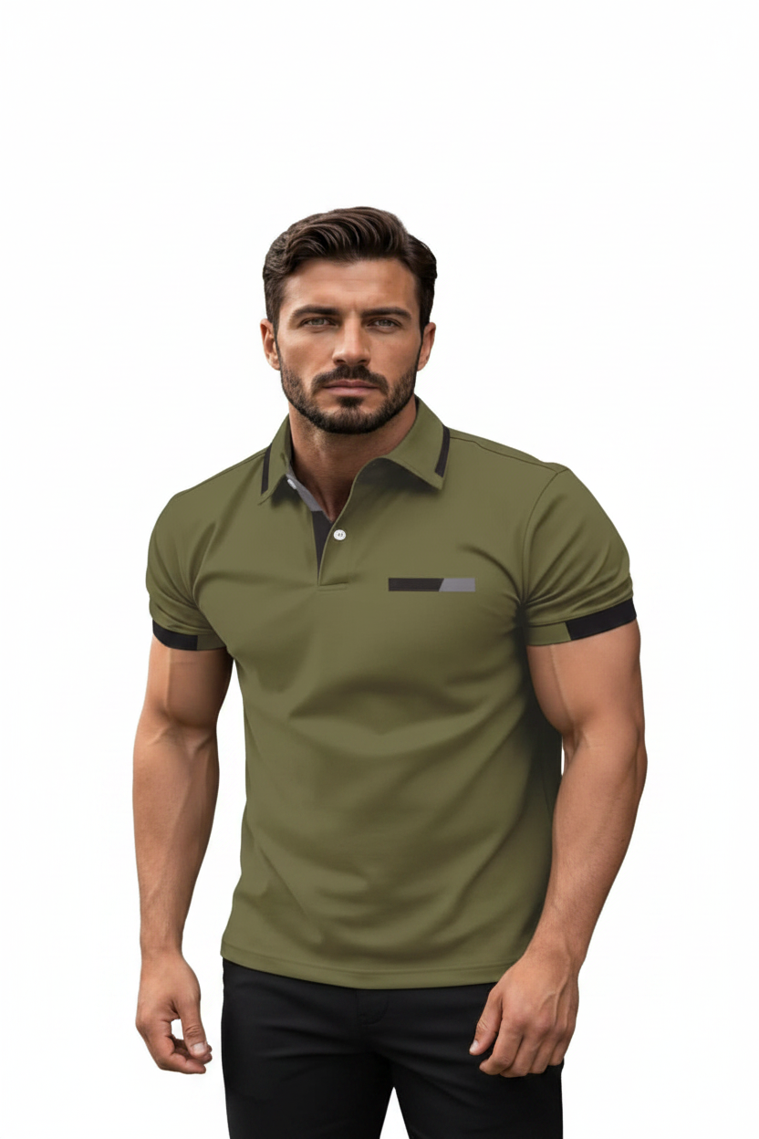 New Fashion Men Designer Golf Polo T-Shirt Cotton