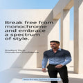 New Summer Collection Long Sleeve Men Digital Print Breasted Shirt
