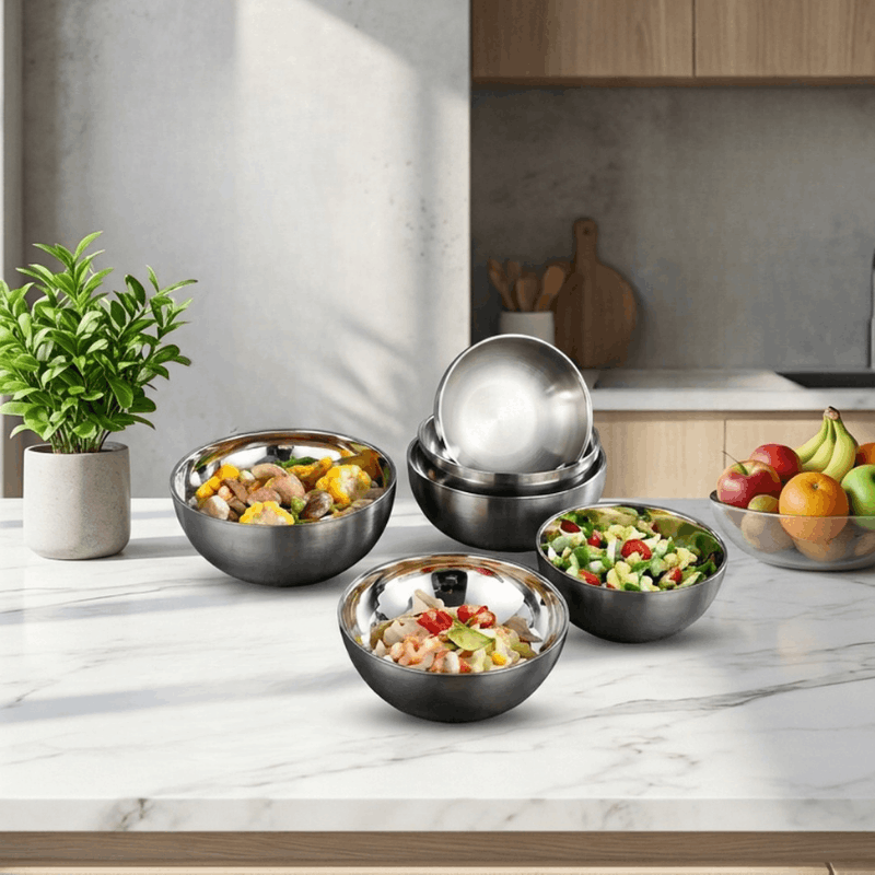 Stainless Steel Salad Bowl 22 CM