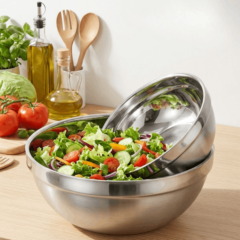 Stainless Steel Salad Bowl 22 CM