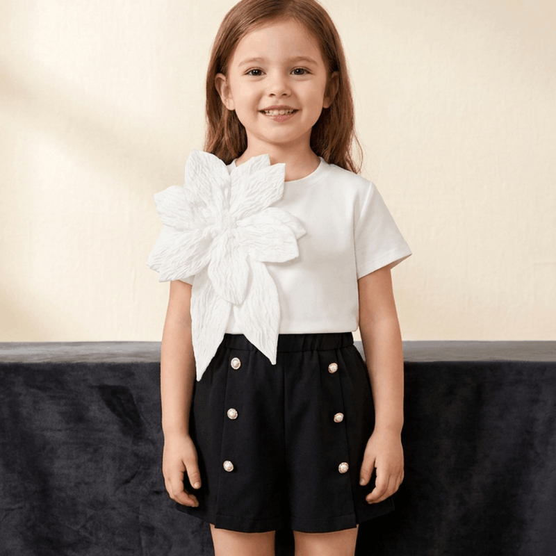 Girls summer suit for ages 1-3 by NOVA, featuring a colorful, sleeveless design with playful patterns, suitable for warm weather.