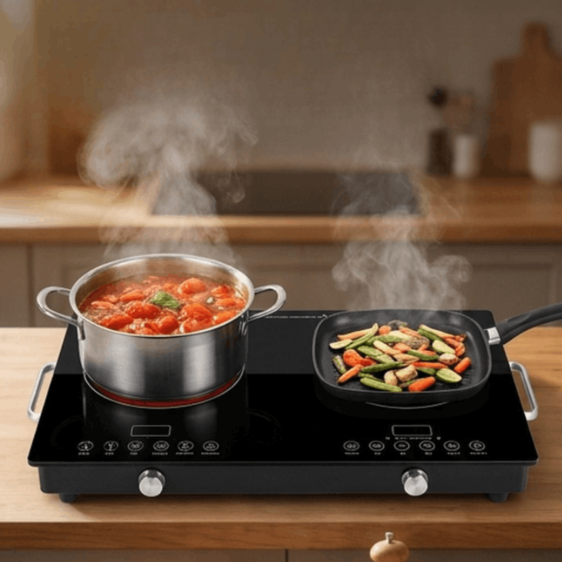 Touch Screen Infrared Cooker Dual