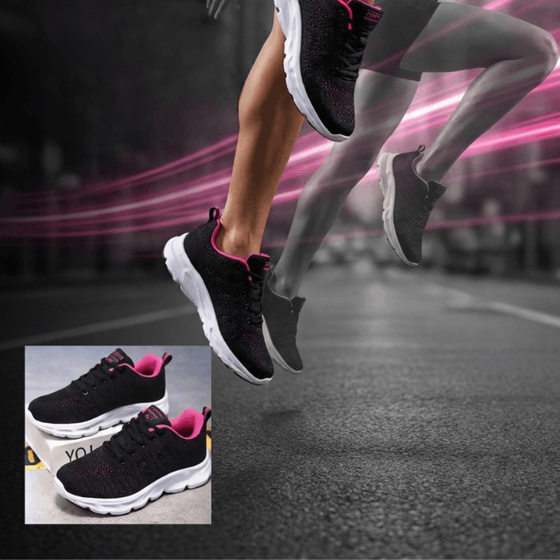 NOVA women's walking fitness sports shoes with breathable mesh and cushioned soles for comfortable outdoor exercise