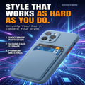 Wallet Style Shockproof Phone Case with Cards Slots for iPhone 13 14 15 16 17 Pro/Max
