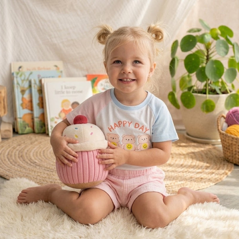 Girls cotton set for ages 1-8, featuring a colorful top and matching pants by NOVA, perfect for casual wear.