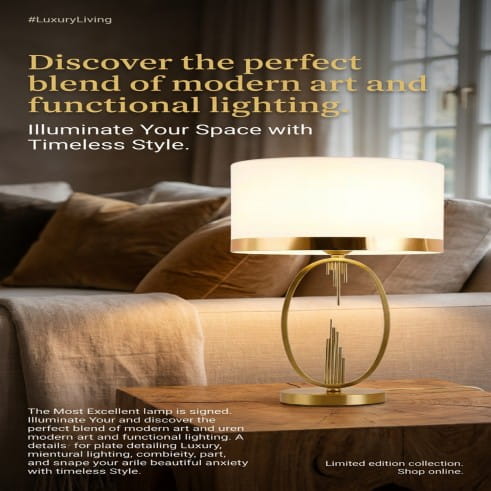 Luxury Room Decor Light Home Decoration Lamp