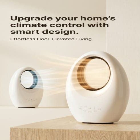 Smart Fan and Warming Dual Purpose 1500W Office Home House Room Portable
