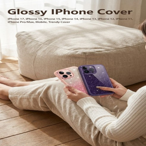 Glossy iPhone Cover for iPhone 11 12 13 14 15 16 Pro / Max / Plus