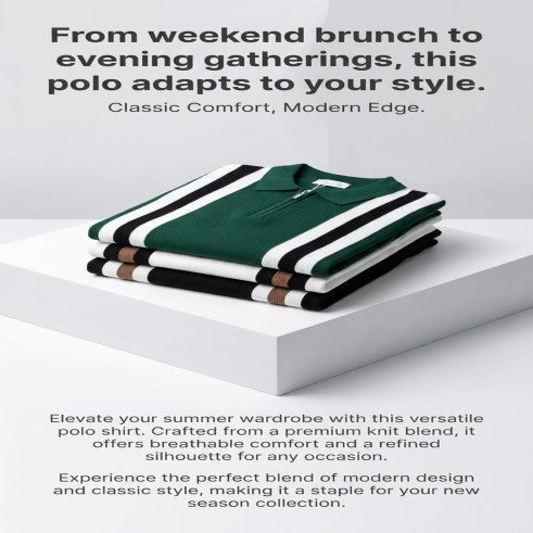 New Summer Collection Men Casual Trend Polo Shirt