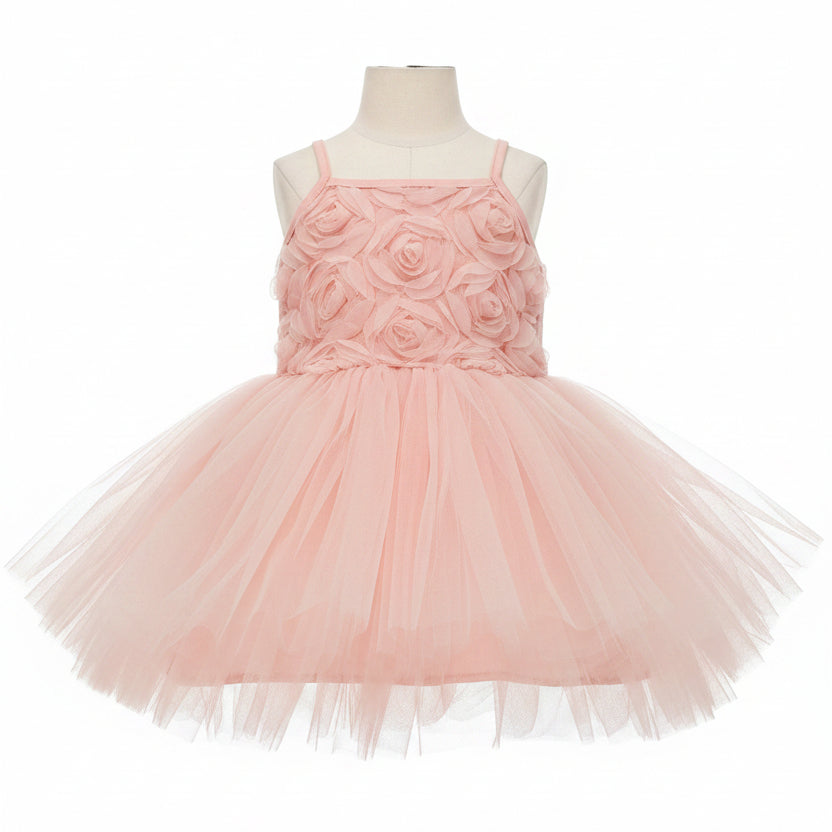 Elegant girl’s dress for ages 0-2 by NOVA, featuring soft fabric and a stylish design perfect for special occasions.