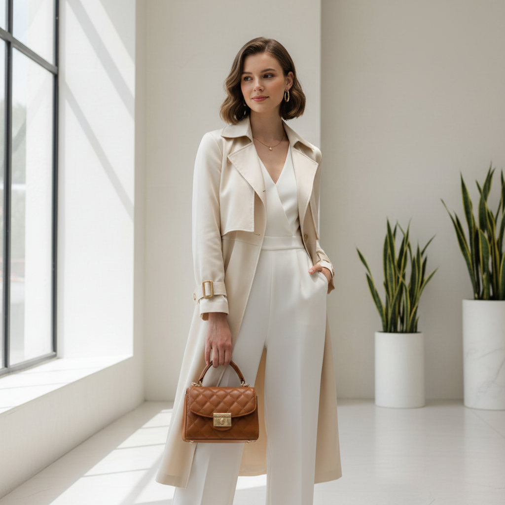 Small square crossbody bag by NOVA with a chain strap and zipper closure, designed for women.