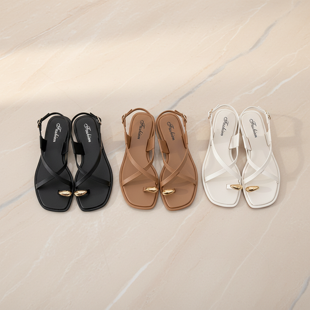 Women’s NOVA one-strap Roman open toe sandals with a stylish design and open toe detail, perfect for summer footwear.